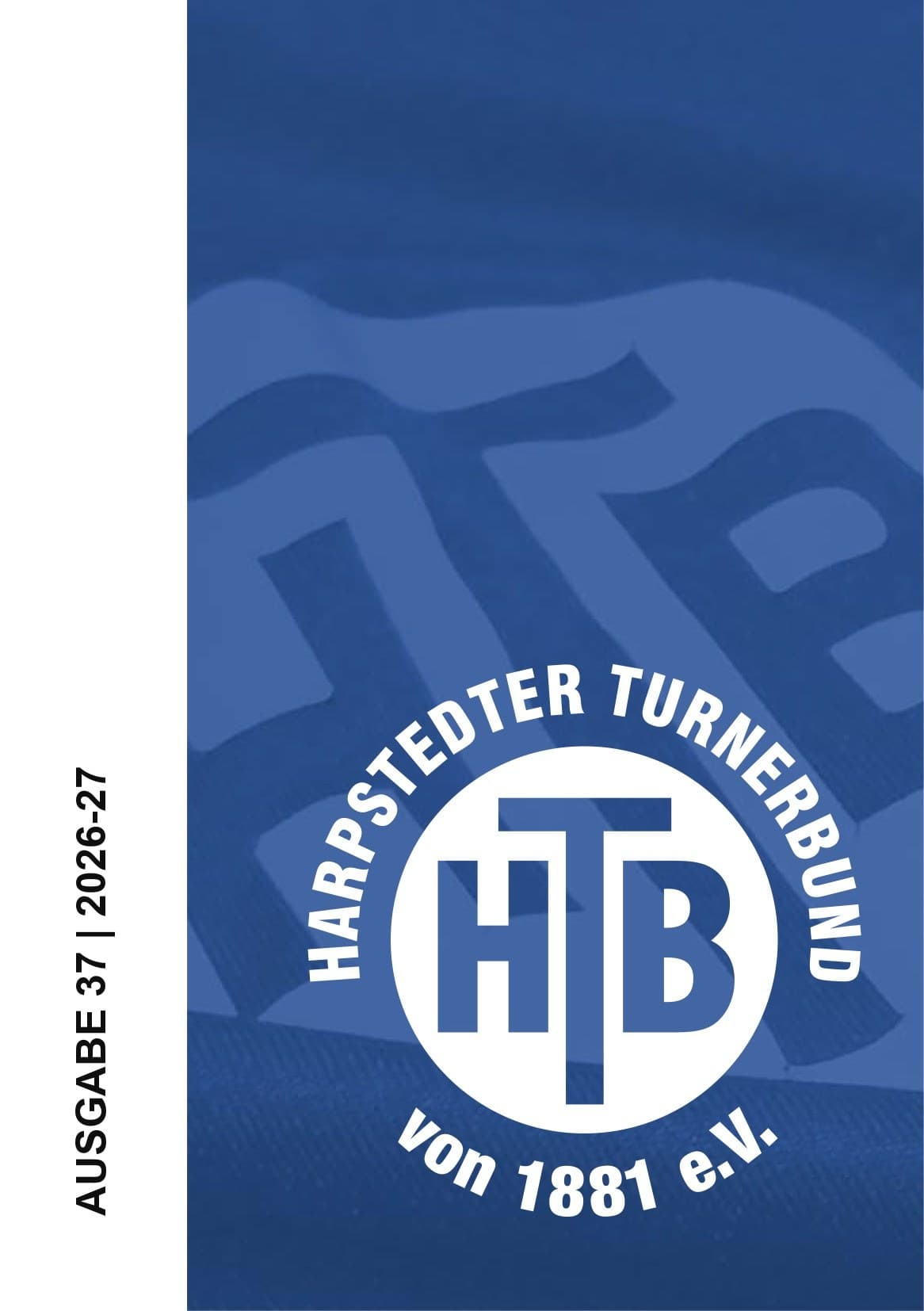 Titelseite des Blauen Heftes, Ausgabe 37 für die Saison 2026/27